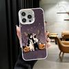 Black Cat Witch Aesthetics Soft Phone Case for iPhone 15 16 17 Pro Max 17Air 16E 14 Plus 13 12 Mini Shockproof Cover Back Shell