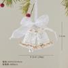 Metal Transparent Acrylic Christmas Ornament String Pendant for Tree Decoration, Festive Dress Hanging Decor with Crystal Effect