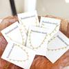 Simple And Versatile Rectangle Pendant Necklace Minimalist Luxury Women's Jewelry Accessory
