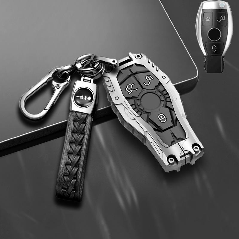 Nova Capa para Chave Inteligente para Carro para Mercedes Benz Classe A B C E S G W204 W205 W212 W213 W176 W177 GLC CLA Acessórios AMG