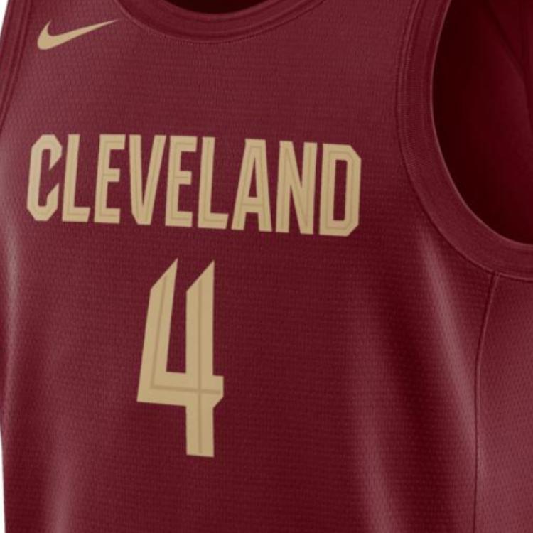 Nike Cleveland Cavaliers Digital Letter Print Crew Neck Tank Top Men Tops Red DN2001-680