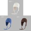 Knitted Winter Beanie Hat For Women With Earmuffs And Tie Closure Perfect For Cold Weather