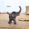 Retro Metal Nostalgic Cast Iron Piggy Pen Holder Cartoon Paper Press Mini Animal Ornaments Home Crafts Ironware Figurines