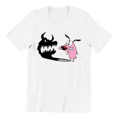 The Cowardly Dog Hero T-shirt Women's Short Sleeve T-shirt New Fashion Printed Unisex T-shirt Men Clothing Graphic T Shirts