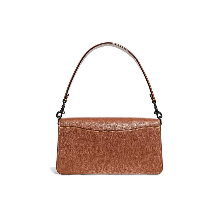 New COACH Cow Leather God Of Wine Bag, Shoulder Bag, Portable Crossbody Bag Women's Orange 79334-V5L4A
