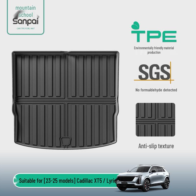 23-25 Cadillac XT5/Lyriq Eco-Friendly TPE Trunk & Seat Back Mat