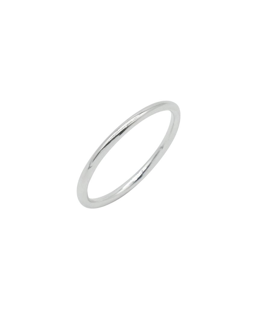 Iamj [925 Silver] Basic Plain Ring_1.5Mm