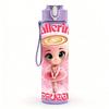 1PC Cute Ballerina Doll Cartoon Print 750ml Color Plastic Sports Water Bottle Leakproof Flip Straw Lid Suitable for Sports Office Home Use