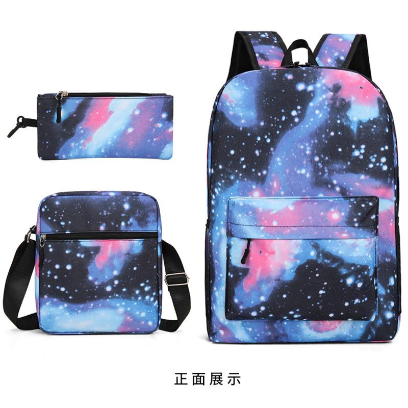 Schoolbag Japanese New Retro Harajuku Starry Sky Backpack Backpack Male and Female Couple Tide Bag Student Schoolbag