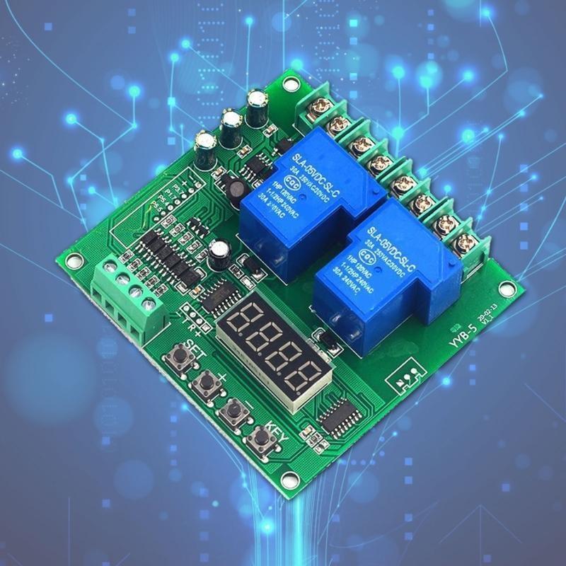 Double Voltage Motor Control Board 12v 24v with Forward Reverse Timing Cycle Module