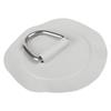 6in D Ring Pad Patch PVC Stainless Steel for Inflatable Boat Raft Kayak Canoe Surfboard