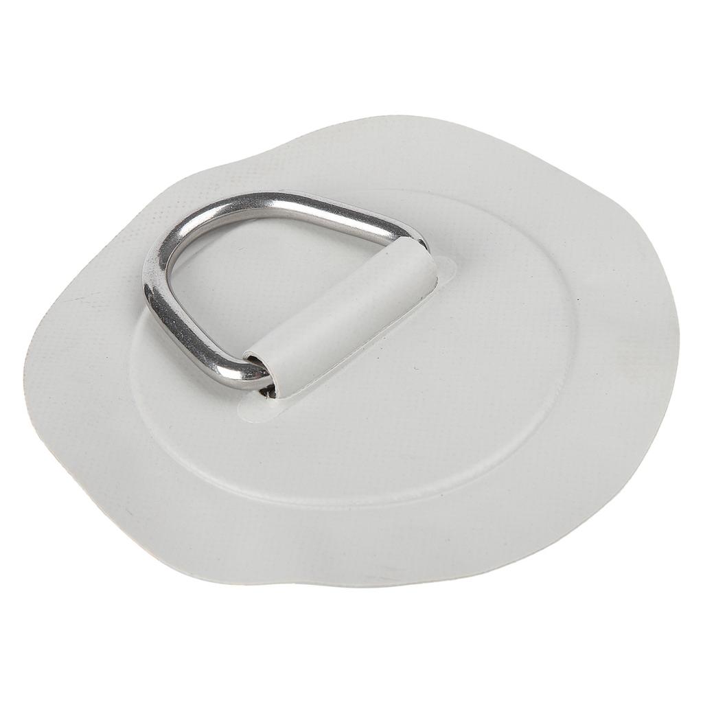 6in D Ring Pad Patch PVC Stainless Steel for Inflatable Boat Raft Kayak Canoe Surfboard