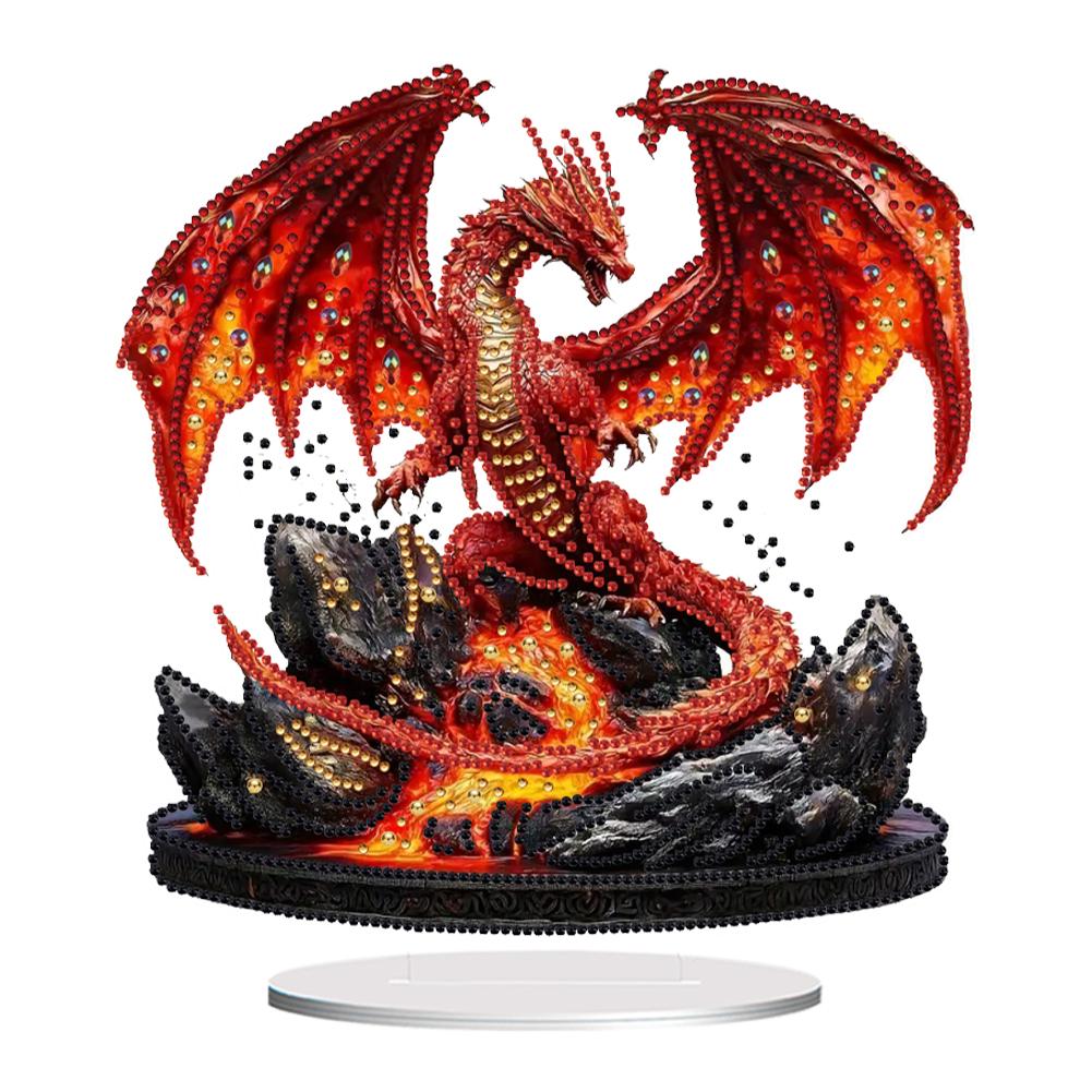 Animal Special Shaped Diamond Painting Tabletop Ornaments Kit Table Top Diamond Painting Ornament Kits Bedroom Table Decoration