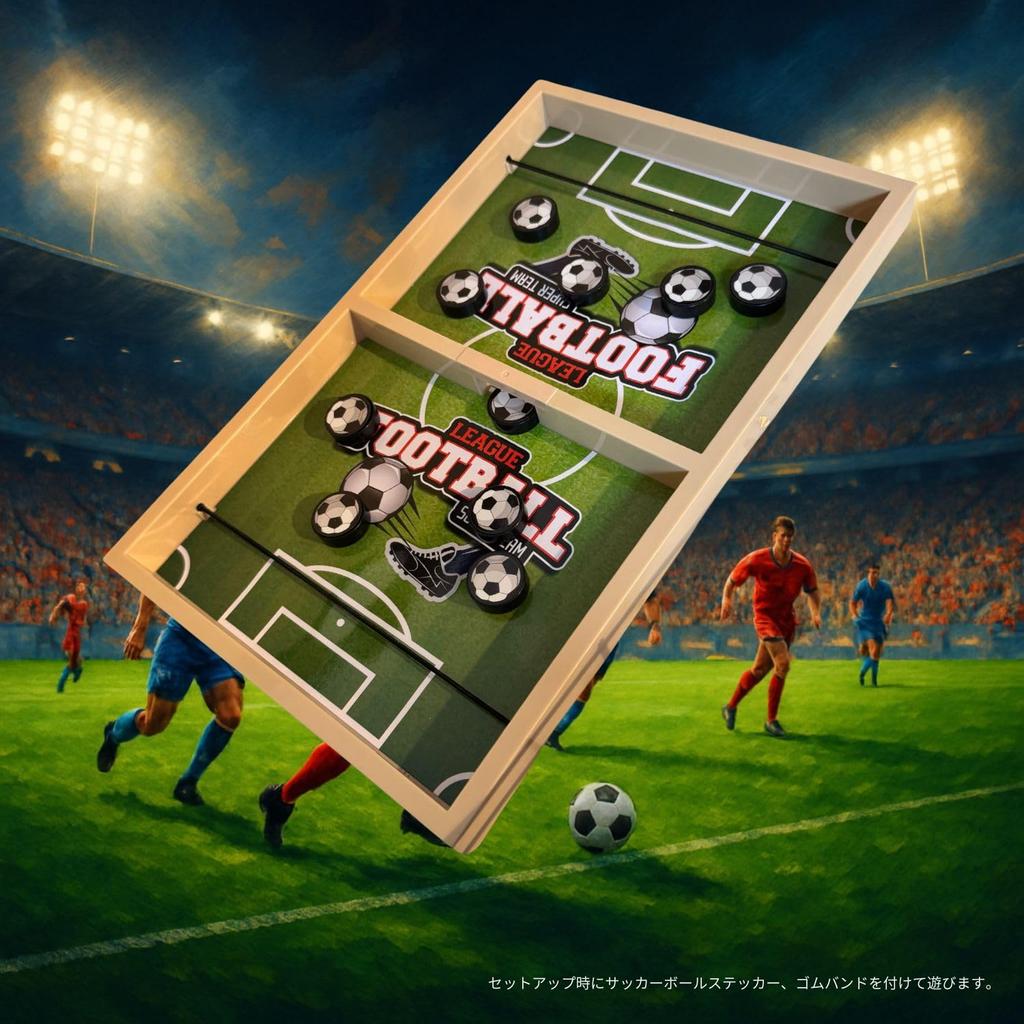 Flick Soccer a competitive board game for ages 6 and featuring a game see on social 35cm x 22cm Game, two-player parties, up, soccer, you'll media,
