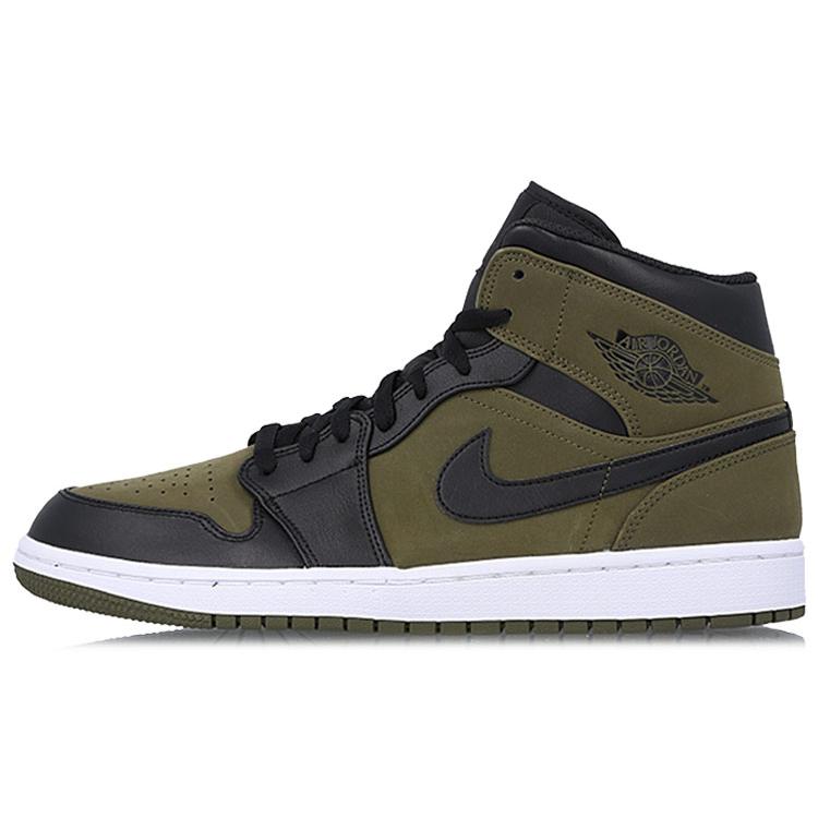 Jordan 1 Tela Oliva Medio 554724-301