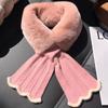 Fish Tail Scarf, Women's, Plush, Scarf, Thickened, Windproof, Cold Proof, Warm Shawl, Warm