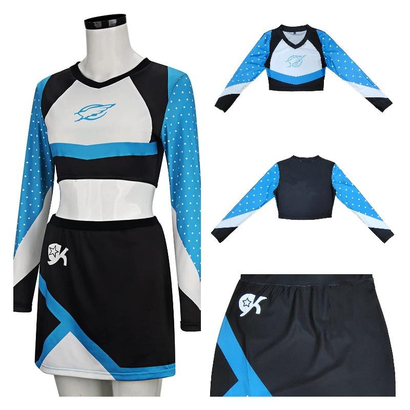 Ensemble Jupe de Pom-pom Girl Style Maddy Excitant Vesice Pour Femmes Parfait Pour les Spectacles sur Scène