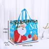 2025 New in Christmas Gift Bags Cartoon Cute Santa Elk Snowman Printing Non Woven Handbag Hot Pressing Wholesale Party Supplies