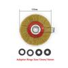Wire Brush Wheel for Metal Cleaning 100mm Bench Grinder Compatible