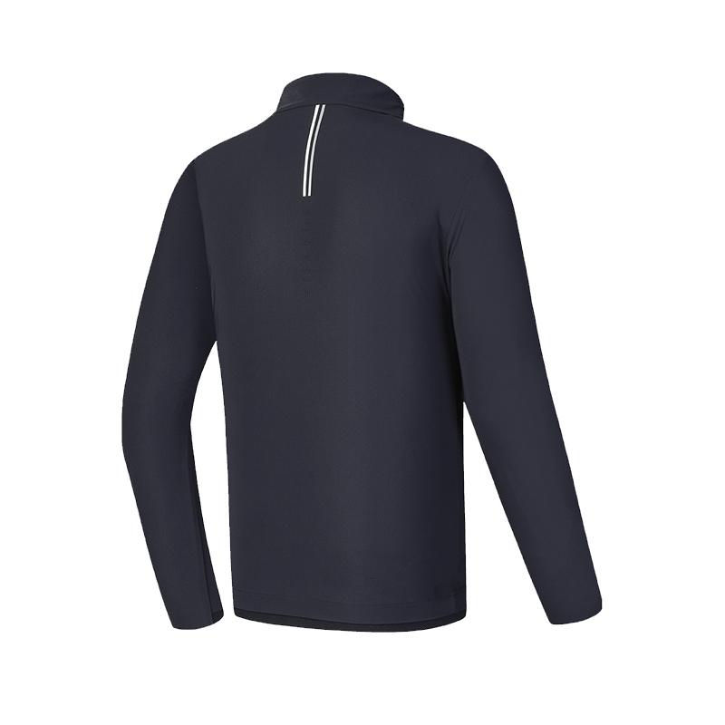 Fila Golf Serie Bequeme Weiche Gestrickte Langarmjacke Herrenjacken Legendary-Blue A11M445504F-NV