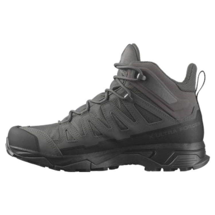 SALOMON X Ultra 4 Forces Mid GTX Comfortable Slip-Resistant Durable Outdoor Functional Shoes Men Shoes Gray Black 472344