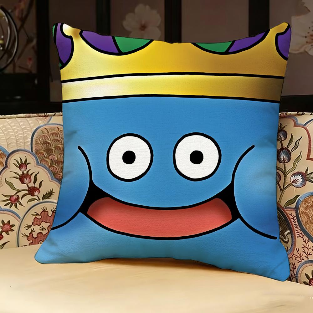 Dragon Quest Heroes Rocket Slime Pillow Case Pillowcase, Double-sided Printed, Sofa Cushion, Bedroom Headboard Pillow