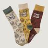 Bananasisters [2SET] Kitchen Logo Pattern Point Socks 3 Colors