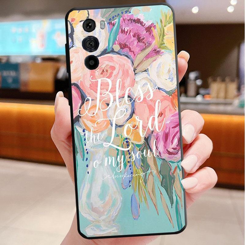 Bible verse Christ Jesus Funda Phone Case For Motorola Edge 50 40 Pro 60 50 40 30 Ultra Neo Fusion Moto G Play G Stylus G Power