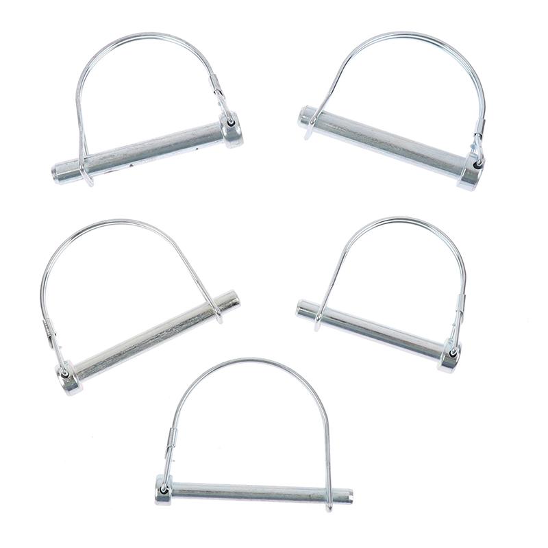 Heavy Duty Marine Trailer Coupler Safety Pin D Ring Round Arch Locking Lock Pin