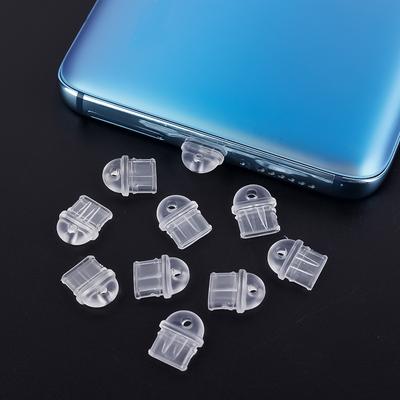 1-40Pcs DIY Dust Plugs USB Type C Charging Port Anti Dust Plug Stopper PVC Dustplugs Stopper Cap for iPhone Samsung Xiaomi Honor