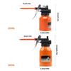 High Pressure Lubricating Oil Storage Can with Long Flexible Spout for Industrial and Home Use Metal Hand Pump Oiler Can