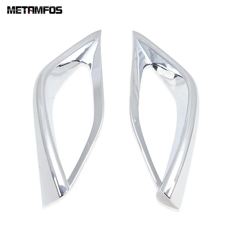 Rear Fog Light Lamp Cover Trim For Toyota Highlander Kluger XU70 -2024 2025 Chrome Foglamp Protector Accessories Car Styling