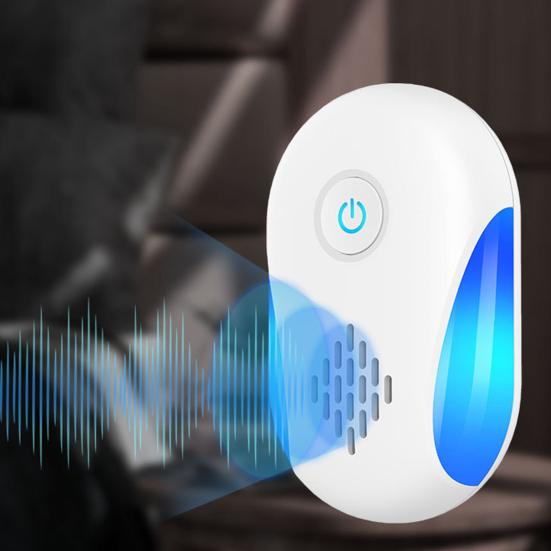Ultrasonic Pest Repeller 360 Degree Protection Energy Saving Silent Mode Indoor Mice Pest Repeller Insect Control Device