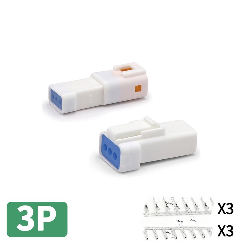 2 3 4 6 8-poliger JST Automobil-Wasserdichter Kabelsteckverbinder Buchse Stecker Stossverbinder für Benz BMW