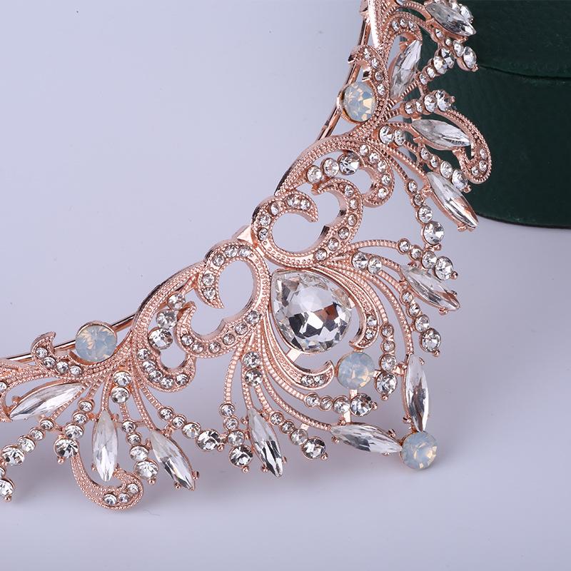 Bride Crown Headdress Birthday Wedding Hairband Jewelry Queen Wedding Alloy Hair Accessory Crown