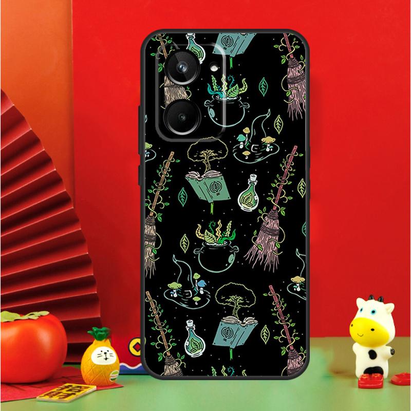 Occult Witchcraft Moon Gothic Witch For Realme 10 11 12 13 14 Pro Plus 15 GT7 Pro GT6 C65 C67 C63 C61 C55 C51 C53 C35 C75 Case
