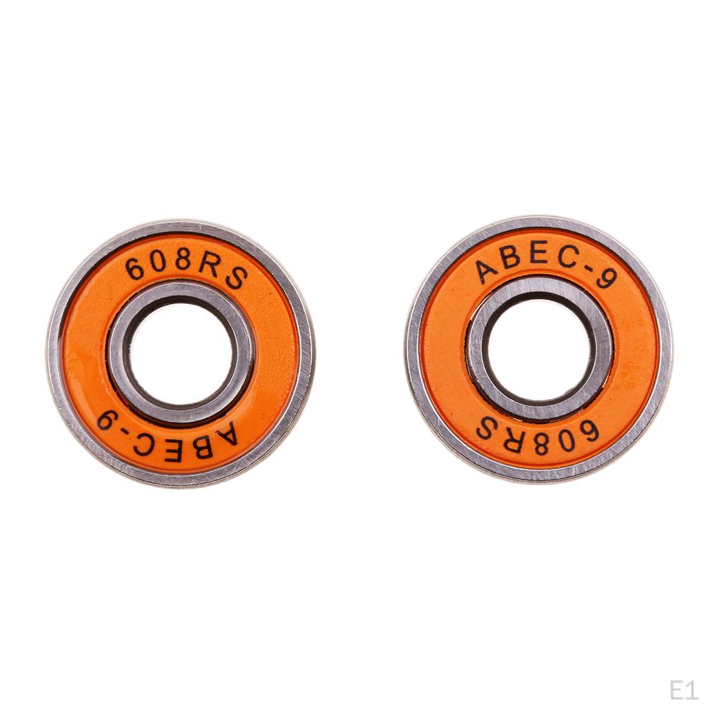 ABEC9 608RS Roller Skate Wheel Bearings Skatebaord Longboard Pack of 10