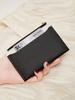 Fashionable ultra-thin women's card bag simple mini compact PU leather credit card wallet portable short multi slot zero wallet