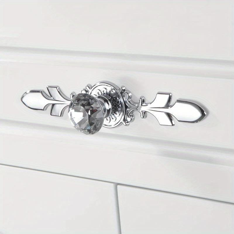 2pcs Single Hole Handle for Cabinet/Closet Door/Drawer Knob, Wardrobe Pull, Decorative Furniture Handle