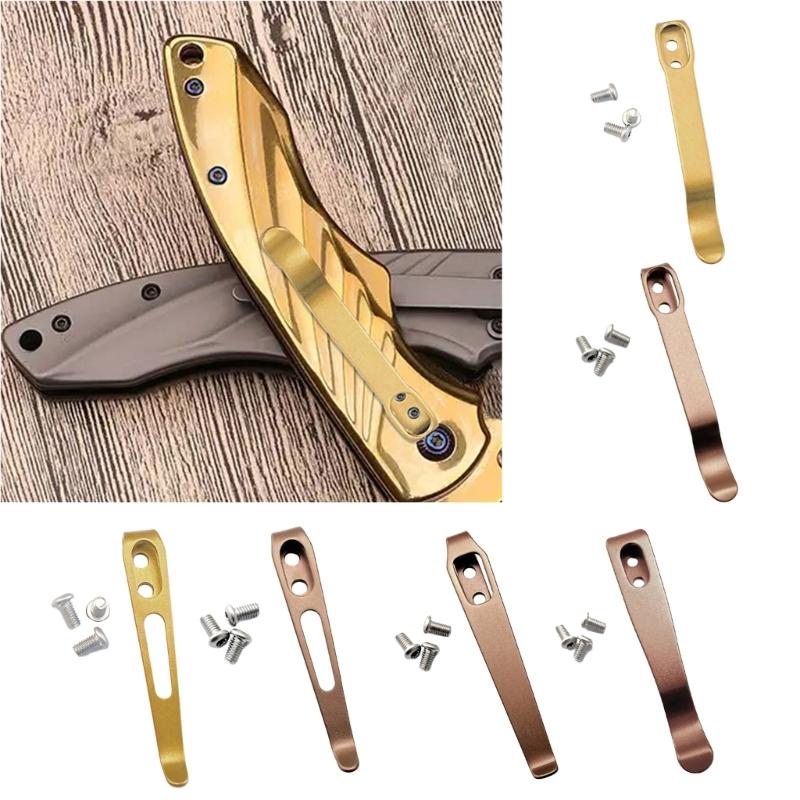 Lightweight Stainless Steel Pocket Clip Tool Retentions System Secures Belt Clamp Attachment Rustproof Accessories