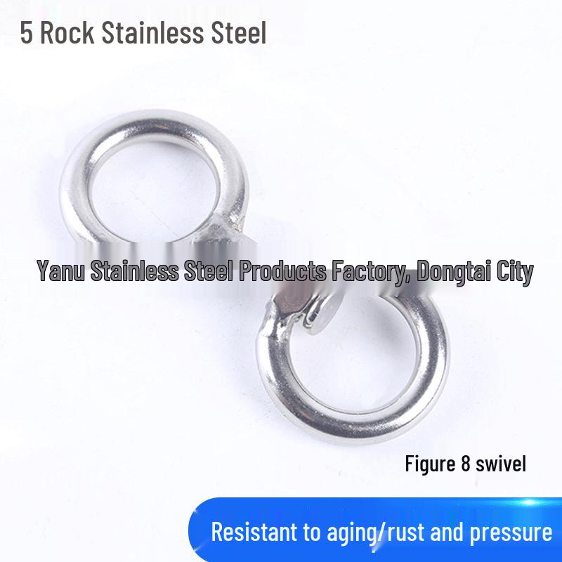 304 Stainless Steel 8-Shaped Swivel Ring for Marine Rigging Triangle Ring