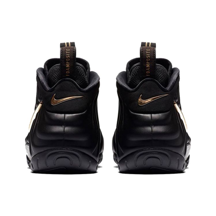 Nike Air Foamposite Pro Schwarz Metallic Gold Herren Sneaker 624041-009