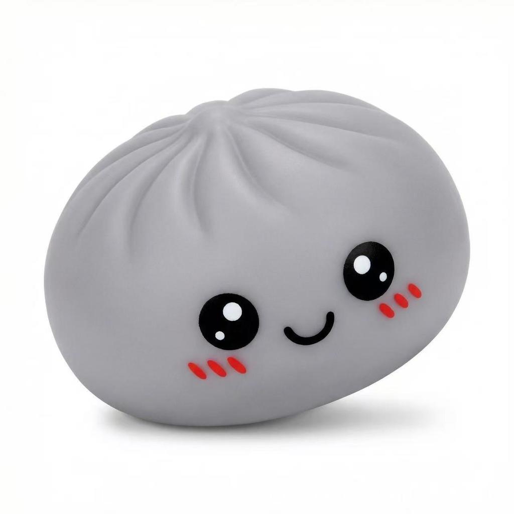 Unzip Blind Box Cartoon Expression Bun - Decompression Toy Xiaolongbao & Fried Dough Stick