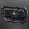 For Jeep Grand Cherokee 2014 2015 2016 2017 2018 ABS Carbon Fiber  Front Storage Glove Box Handle Cover Trim 2PCS