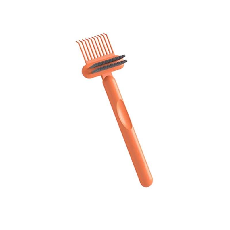 

Comb Cleaning Brush, Simple and Elegant Airbag Cleaning Brush, Curling Hair Cleaning Brush, Cleaning Tool for All Purposes 1pc помаранчевий