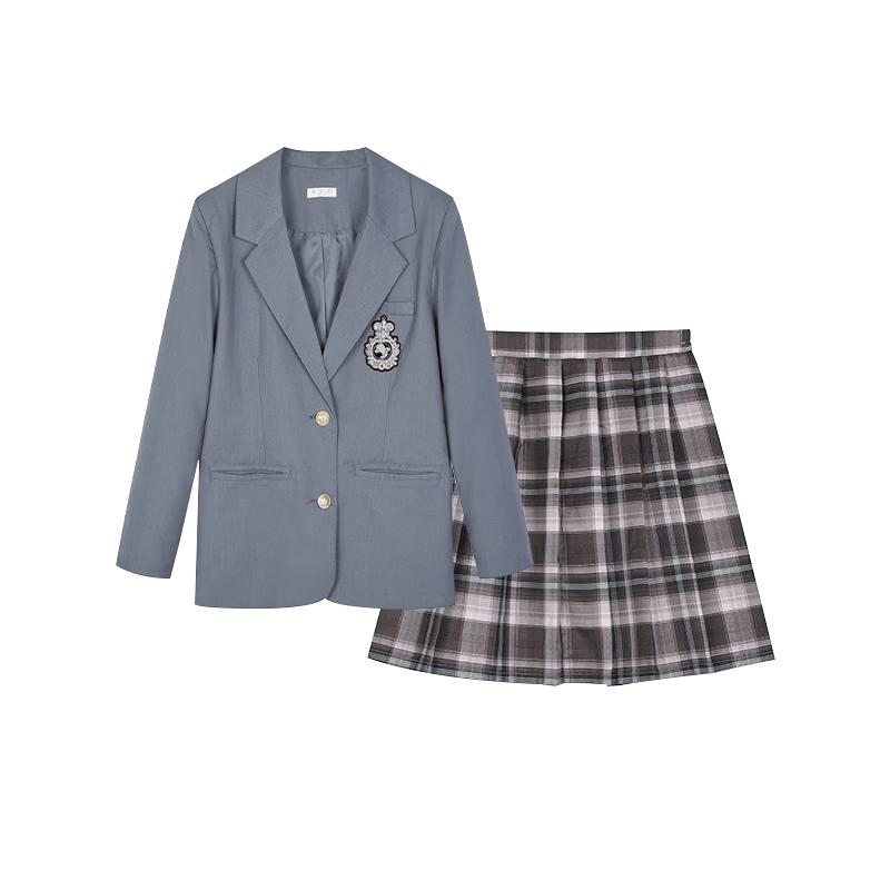 

Girls School Style Blazer & Pleated Skirt Set 160