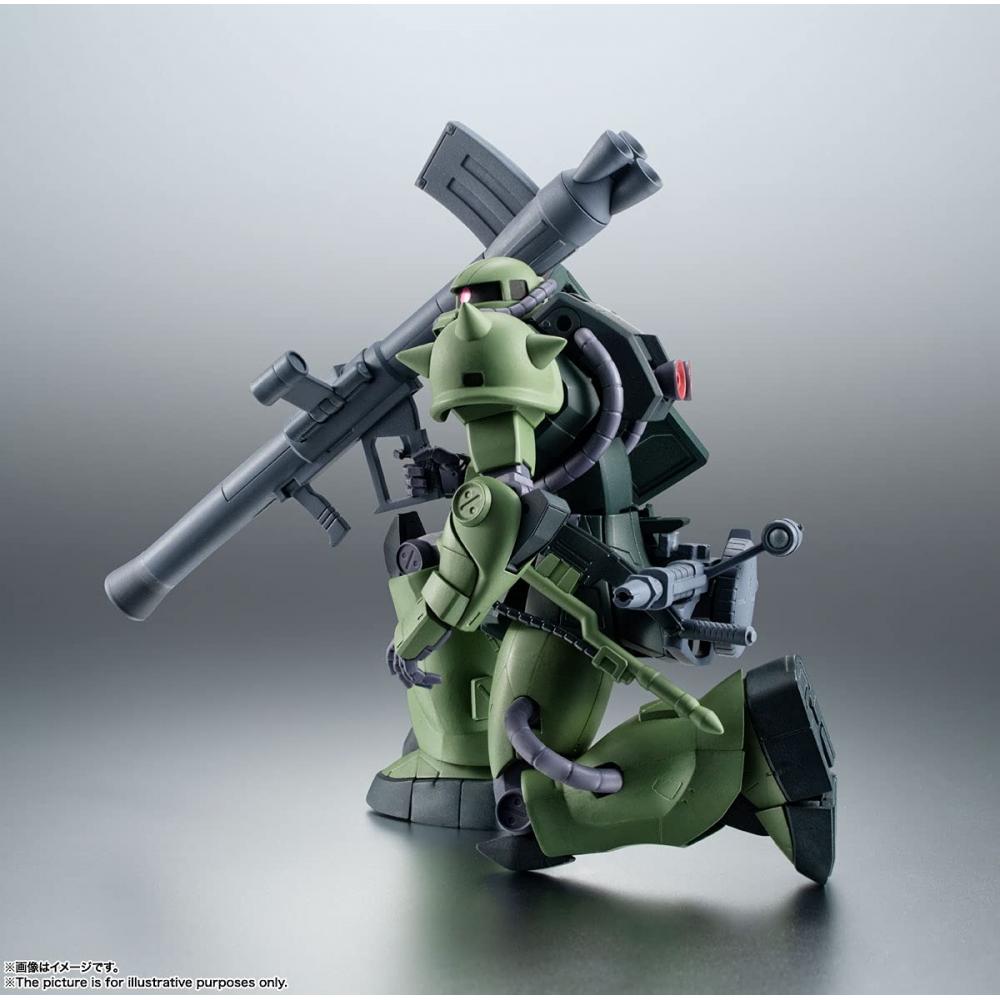 ROBOT Spirits Mobile Suit Gundam 08th MS Platoon [SIDE MS] MS-06JC Tipo Terrestre Zaku II Tipo JC versión. ANIMO. Aprox.. F móvil pintado de PVC y ABS de 125 mm