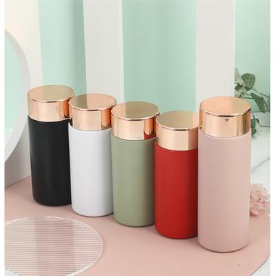 Tazza da tè termica tascabile mini da 200/280 ml, borraccia a prova di perdite in acciaio inossidabile 304 con tappo a vite per uso quotidiano