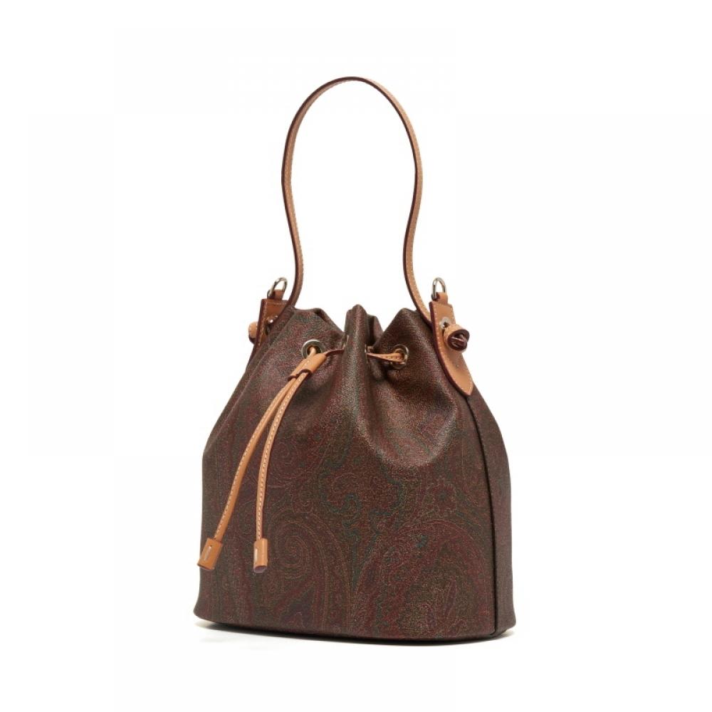 Bolso de Hombro Tipo Cubo Jacquard Paisley Etro R0369