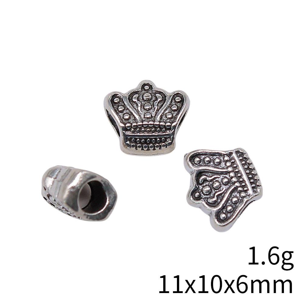 

Бусины Подвеска Ювелирные материалы Характер Любовь Бусины с большим отверстием Свободные Разделительные Аксессуары Детали Изготовление ювелирных изделий A19-10pcs-11x10x6mm